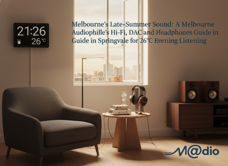 Melbourne’s Late‑Summer Sound: A Melbourne Audiophile’s Hi‑Fi, DAC and Headphones Guide in Springvale for 26°C Evening Listening