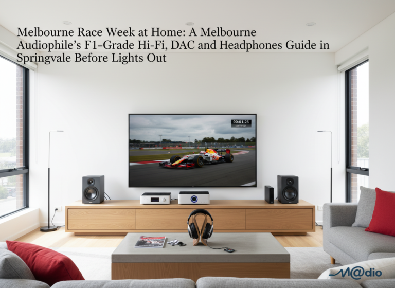 Melbourne Race Week at Home: A Melbourne Audiophile’s F1‑Grade Hi‑Fi, DAC and Headphones Guide in Springvale Before Lights Out