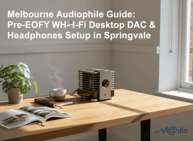 Melbourne Audiophile Guide: Pre-EOFY WFH Hi-Fi Desktop DAC & Headphones Setup in Springvale