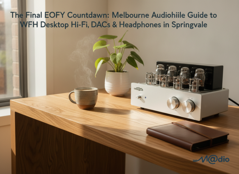 The Final EOFY Countdown: Melbourne Audiophile Guide to WFH Desktop Hi-Fi, DACs & Headphones in Springvale