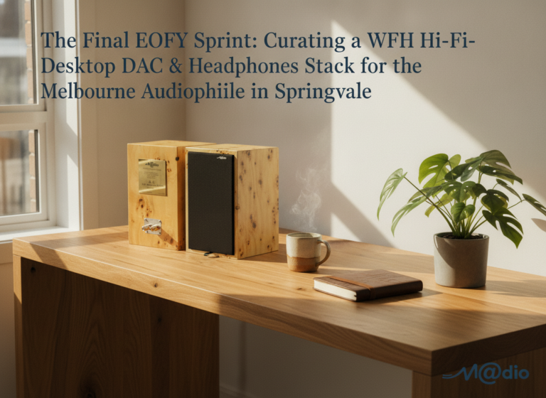 The Final EOFY Sprint: Curating a WFH Hi-Fi Desktop DAC & Headphones Stack for the Melbourne Audiophile in Springvale