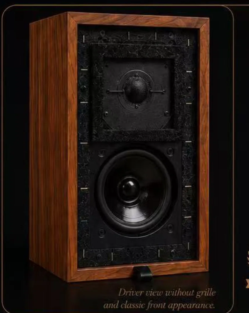 MiuAudio LS3/5a front driver view without grille