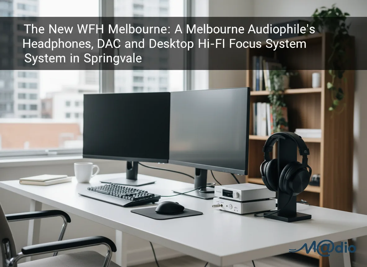 The New WFH Melbourne: A Melbourne Audiophile’s Headphones, DAC and Desktop Hi‑Fi Focus System in Springvale