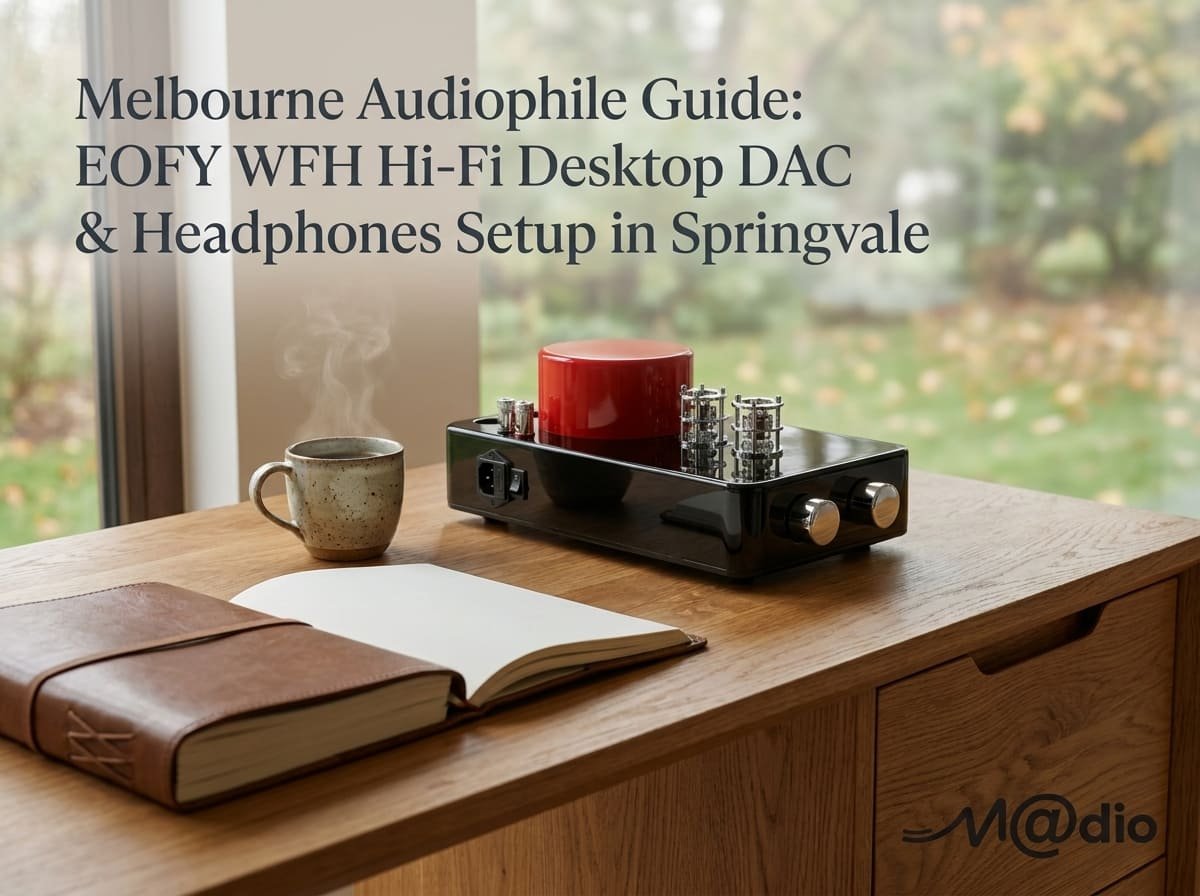 Melbourne Audiophile Guide: EOFY WFH Hi-Fi Desktop DAC & Headphones Setup in Springvale