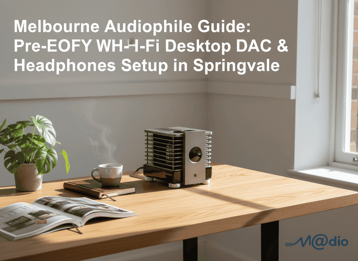 Melbourne Audiophile Guide: Pre-EOFY WFH Hi-Fi Desktop DAC & Headphones Setup in Springvale