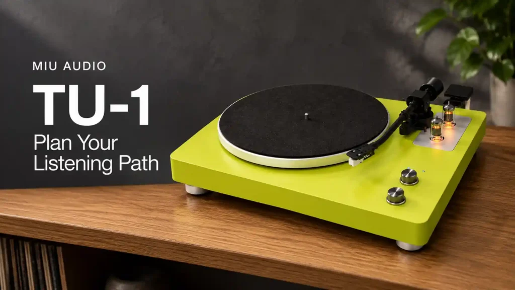 Miu Audio TU-1 educational cover: Plan Your Listening Path